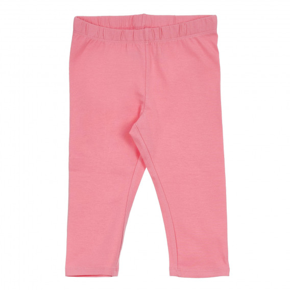 Βαμβακερό σετ μπλουζάκι και κολάν σε λευκό και ροζ χρώμα Chicco 256321 6