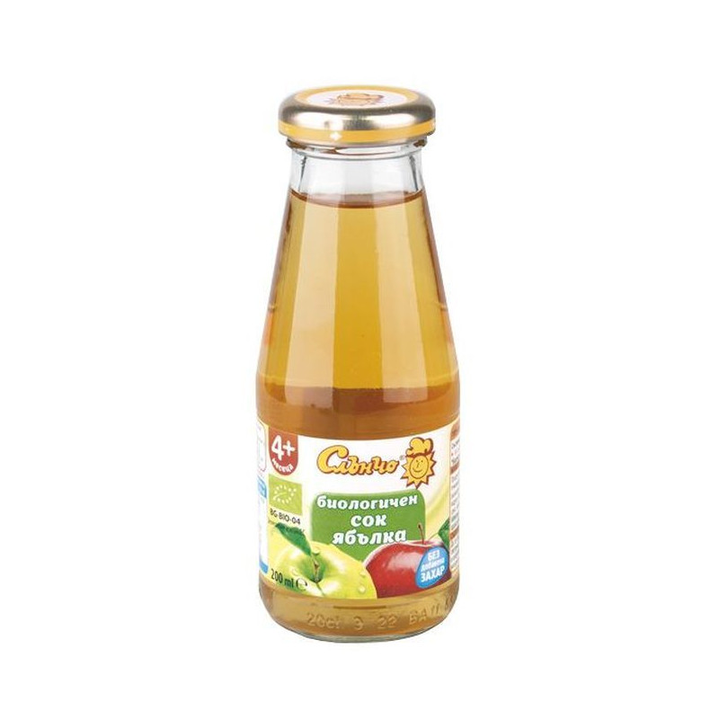 Βιολογικός χυμός μήλου σε μπουκάλι 200ml για παιδί 4+ μηνών  256598