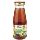 Βιολογικός χυμός μήλου και δαμάσκηνου σε μπουκάλι 200ml για παιδί 4+ μηνών Слънчо 256599 