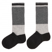 Κάλτσες 3/4, σε γκρι και μαύρο χρώμα, για αγόρι Chicco 256628 