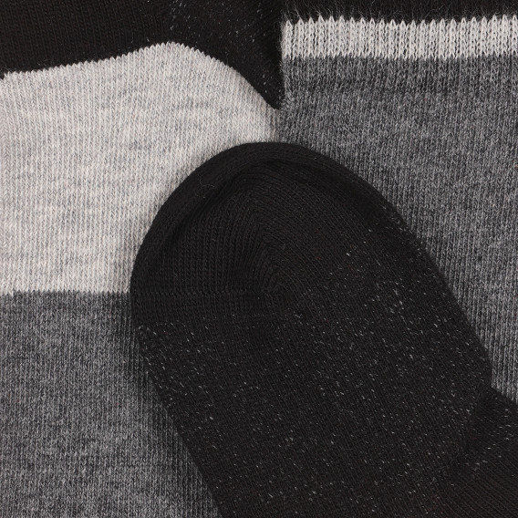 Κάλτσες 3/4, σε γκρι και μαύρο χρώμα, για αγόρι Chicco 256629 2