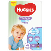 Πάνες-παντελόνι № 4, 36 τεμ, μοντέλο της Disney για ένα αγόρι Huggies 256750 