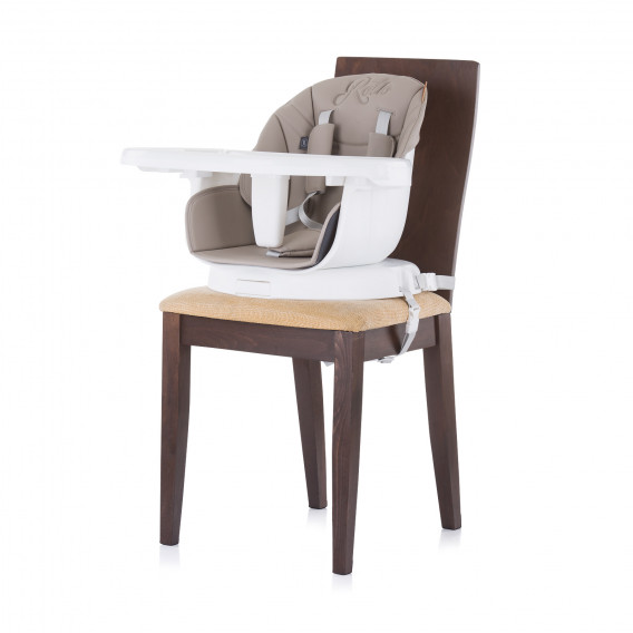 Περιστρεφόμενη καρέκλα τραπεζαρίας 3 σε 1 Roto, latte Chipolino 257053 12