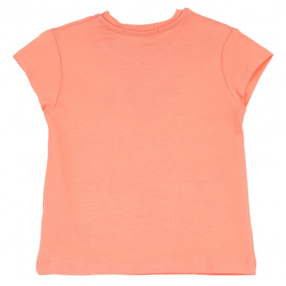 Μπλουζάκι με καρδιές και λεζάντα, πορτοκαλί Acar 257400 3