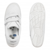 Πάνινα παπούτσια με ιμάντες velcro, λευκό Chicco 257555 3