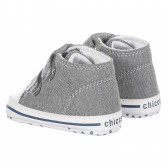 Πάνινα παπούτσια για μωρά, γκρι Chicco 257583 2