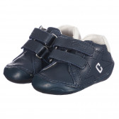 Δερμάτινα παπούτσια με τύπωμα με αστέρι για μωρά, μπλε ναυτικό Chicco 257635 