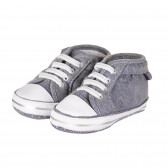 Πάνινα παπούτσια με πτυχώσεις για μωρά, σε μπλε Chicco 257722 