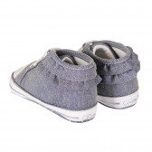 Πάνινα παπούτσια με πτυχώσεις για μωρά, σε μπλε Chicco 257723 2