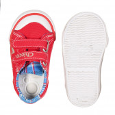 Πάνινα παπούτσια με γράμματα για μωρά, σε κόκκινο χρώμα Chicco 257843 3