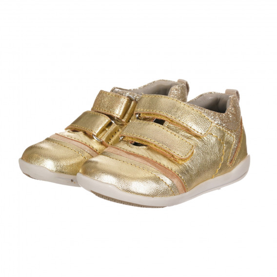 Πάνινα παπούτσια με μπροκάρ λεπτομέρειες, σε χρυσό Chicco 257862 