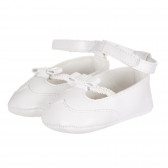 Παπούτσια με τύπωμα με κορδέλες, λευκά Chicco 257919 