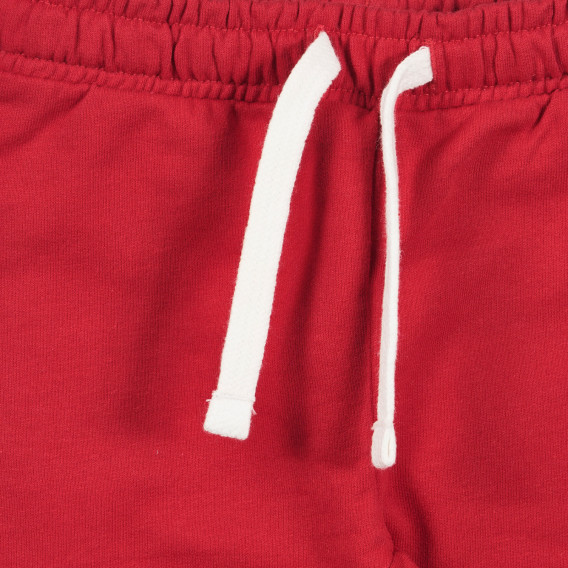 Βαμβακερό αθλητικό παντελόνι "Uni.Div", κόκκινο Chicco 258120 2