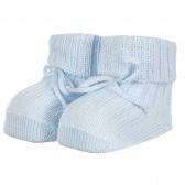 Πλεκτές κάλτσες με κορδόνια για μωρά, μπλε Chicco 258181 