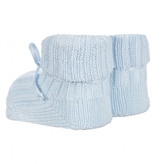 Πλεκτές κάλτσες με κορδόνια για μωρά, μπλε Chicco 258182 3