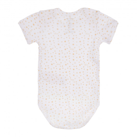 Σετ βαμβακερό από δύο κορμάκια με εικονική εκτύπωση για ένα μωρό, λευκό Chicco 258460 7