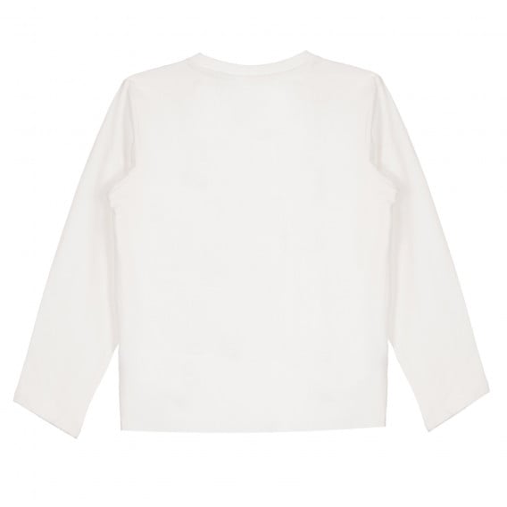Βαμβακερή μπλούζα ΑΓΑΠΗ, λευκό Chicco 258703 4