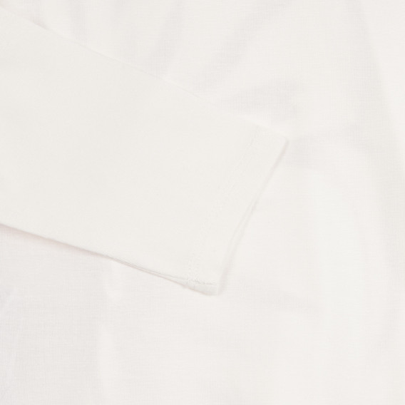 Μπλούζα με μακριά μανίκια και λουλουδάτο τύπωμα, λευκό Chicco 258708 3