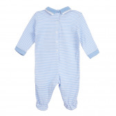 HIPPO ριγέ βαμβακερή φόρμα για ένα μωρό, μπλε Chicco 258783 4