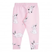 Βαμβακερές πιτζάμες ροζ BUNNY HOP, ροζ Chicco 258859 6