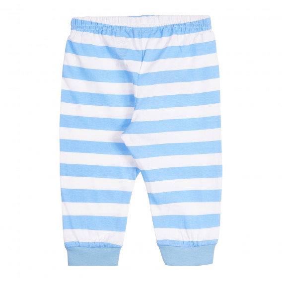 Πυτζάμες από βαμβάκι Απολαύστε τη ζωή για ένα μωρό, μπλε Chicco 258971 6