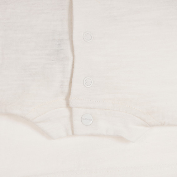 Σετ βαμβακερή μπλούζα και παντελόνι σε λευκό και κόκκινο χρώμα Chicco 259000 4