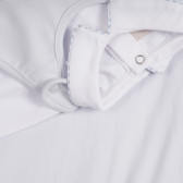 Σετ βαμβακερού σώματος και φόρμες για ένα μωρό σε λευκό και μπλε χρώμα Chicco 259018 3