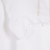 Βαμβακερές πιτζάμες σε λευκό και μπλε Chicco 259072 4