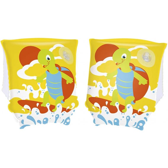 Φουσκωτά μανίκια Χελώνα, κίτρινο, 23 x 15 cm. Bestway 259155 
