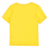 Βαμβακερό σετ σορτς και μπλουζάκι σε μαύρο και κίτρινο χρώμα Acar 259195 4