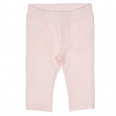 Βαμβακερό παιδικό παντελόνι, ροζ Benetton 260260 