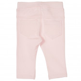 Βαμβακερό παιδικό παντελόνι, ροζ Benetton 260263 4