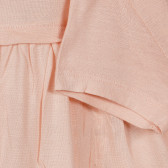 Μπλουζάκι με επιγραφή και παγιέτες, ροζ Sisley 260434 2