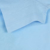 Μπλουζάκι με baby print, γαλάζιο Benetton 260575 3