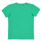 Βαμβακερό μπλουζάκι με εκτύπωση χταπόδι για μωρό, πράσινο Benetton 260706 4
