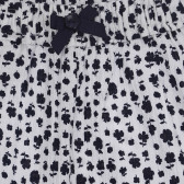 Παντελόνι με floral print για μωρό, λευκό Benetton 260773 2