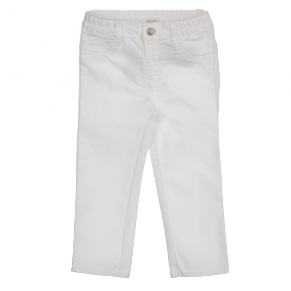 Παιδικό παντελόνι, λευκό Benetton 260792 