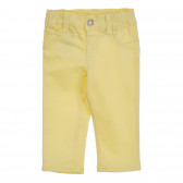 Παιδικό παντελόνι, κίτρινο Benetton 260847 