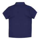 Βαμβακερή μπλούζα με το λογότυπο της μάρκας για μωρό, μπλε ναυτικό Benetton 260994 4