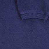 Βαμβακερή μπλούζα με το λογότυπο της μάρκας για μωρό, μπλε ναυτικό Benetton 260995 3