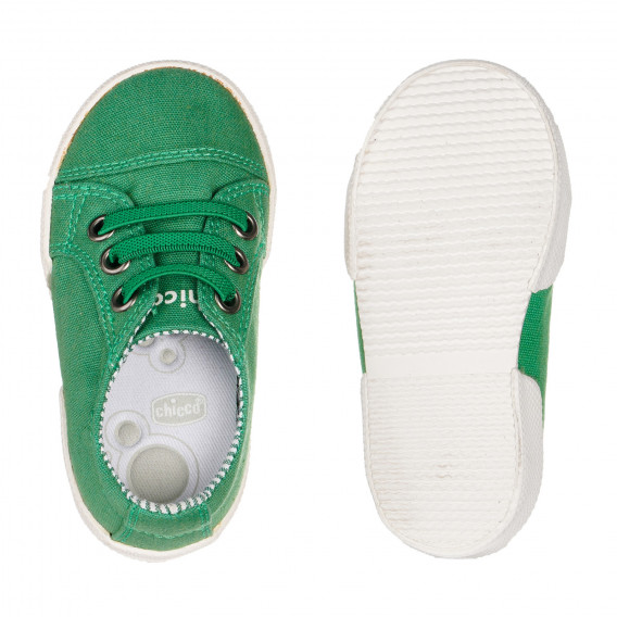 Πάνινα παπούτσια, πράσινο Chicco 261211 3