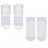 Σετ δύο ζευγάρια κάλτσες Huppy Bunny Benetton 261324 