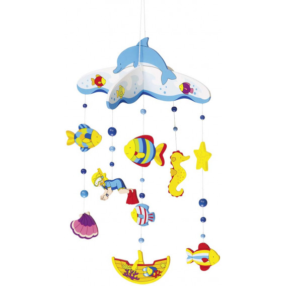 Κρεμαστή διακόσμηση για παιδικό δωμάτιο - θαλάσσια ζωή Goki 262263 