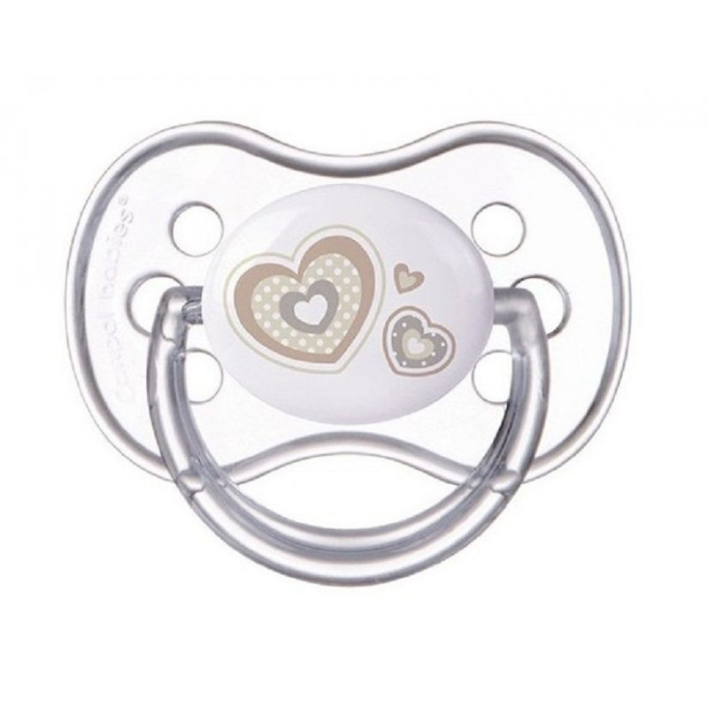Πιπίλα για νεογέννητο μωρό, 6-18 μήνες, 1 τεμ. με καρδιές  262828