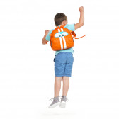 Πορτοκαλί παιδικό σακίδιο πλάτης σε σχήμα αυτοκινήτου για αγόρι ZIZITO 262830 8