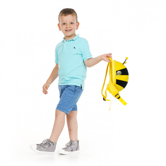 Παιδικό σακίδιο σε κίτρινο χρώμα, με σχήμα μέλισσας  Supercute 262849 6