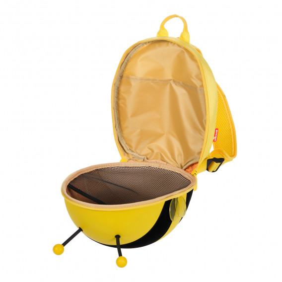 Παιδικό σακίδιο σε κίτρινο χρώμα, με σχήμα μέλισσας  Supercute 263715 4