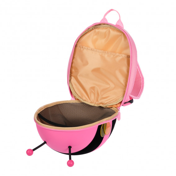 Παιδικό σακίδιο σε ροζ χρώμα, με σχήμα μέλισσας Supercute 263721 3
