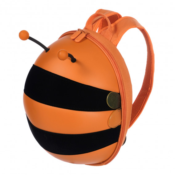 Παιδικό σακίδιο σε σχήμα μέλισσας και πορτοκαλί χρώμα Supercute 263799 4