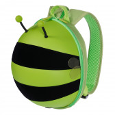 Παιδικό σακίδιο σε πράσινο χρώμα, με σχήμα μέλισσας  Supercute 263807 4